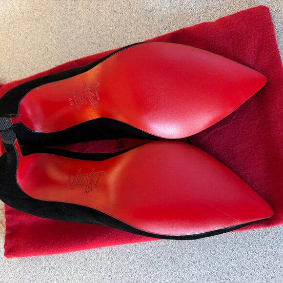 Christian Louboutin shoes black with red sole - Picture 4 of 4